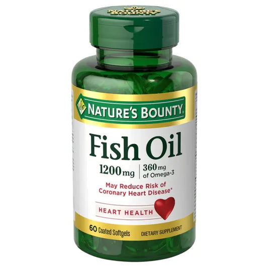 Nature's Bounty Fish Oil 1200mg 60 Ct