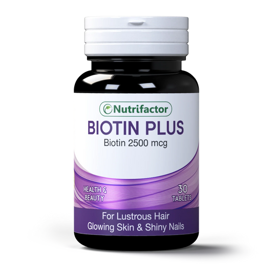 Nutrifactor Biotin Plus 2500 mcg, 30 Ct
