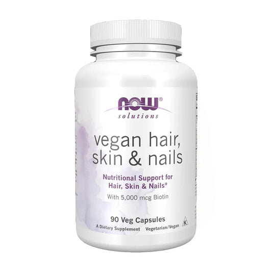 NOW Vegan Hair, Skin & Nails, 90 Ct