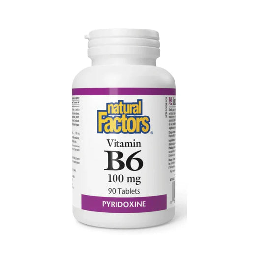 Natural Factors Vitamin B6 100mg, 90 Ct