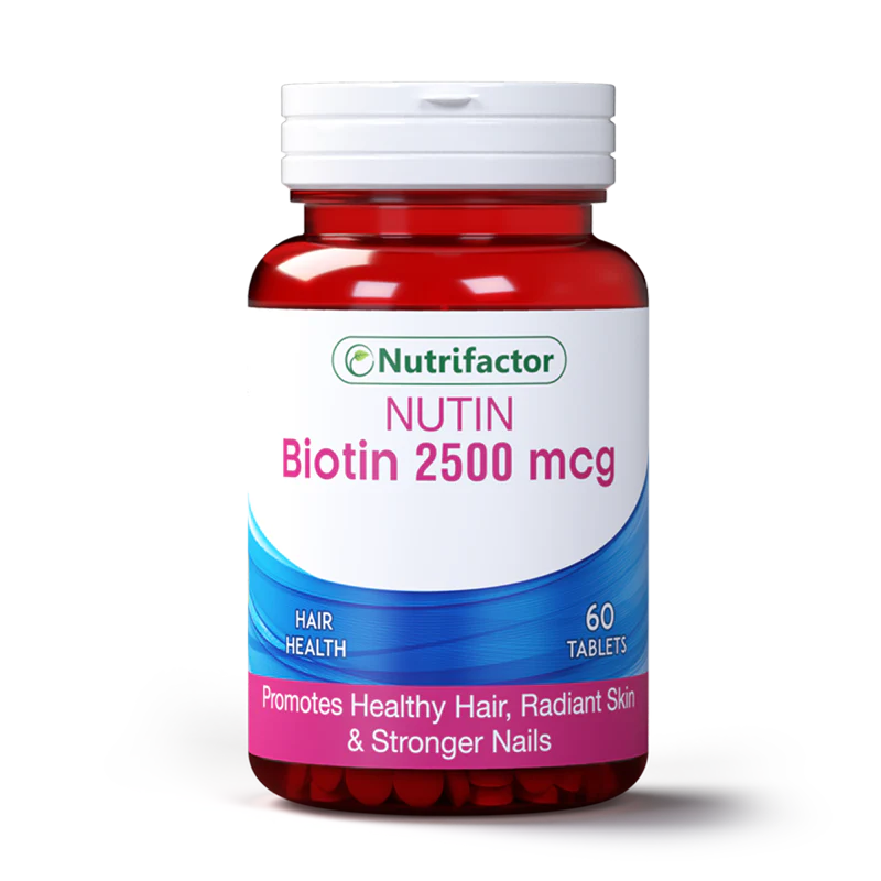 Nutrifactor Nutin (Biotin 2500 mcg), 60 Ct