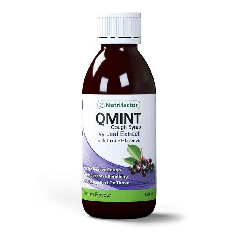Nutrifactor Qmint Cough Syrup, 120ml