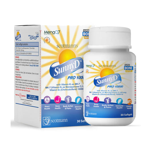 Scotmann SunnyD Pro 10,000 (Vitamin D3 + K2), 30 Ct