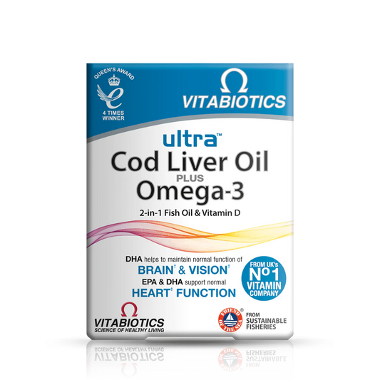 Vitabiotics Ultra Cod Liver Oil 60 Capsules