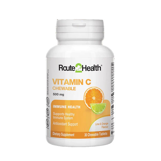Route2Health Vitamin C 500mg Chewable Tablets, 30 Ct