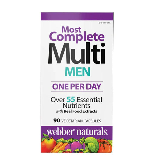 Webber Naturals Men's Most Complete Multi, 90 Ct