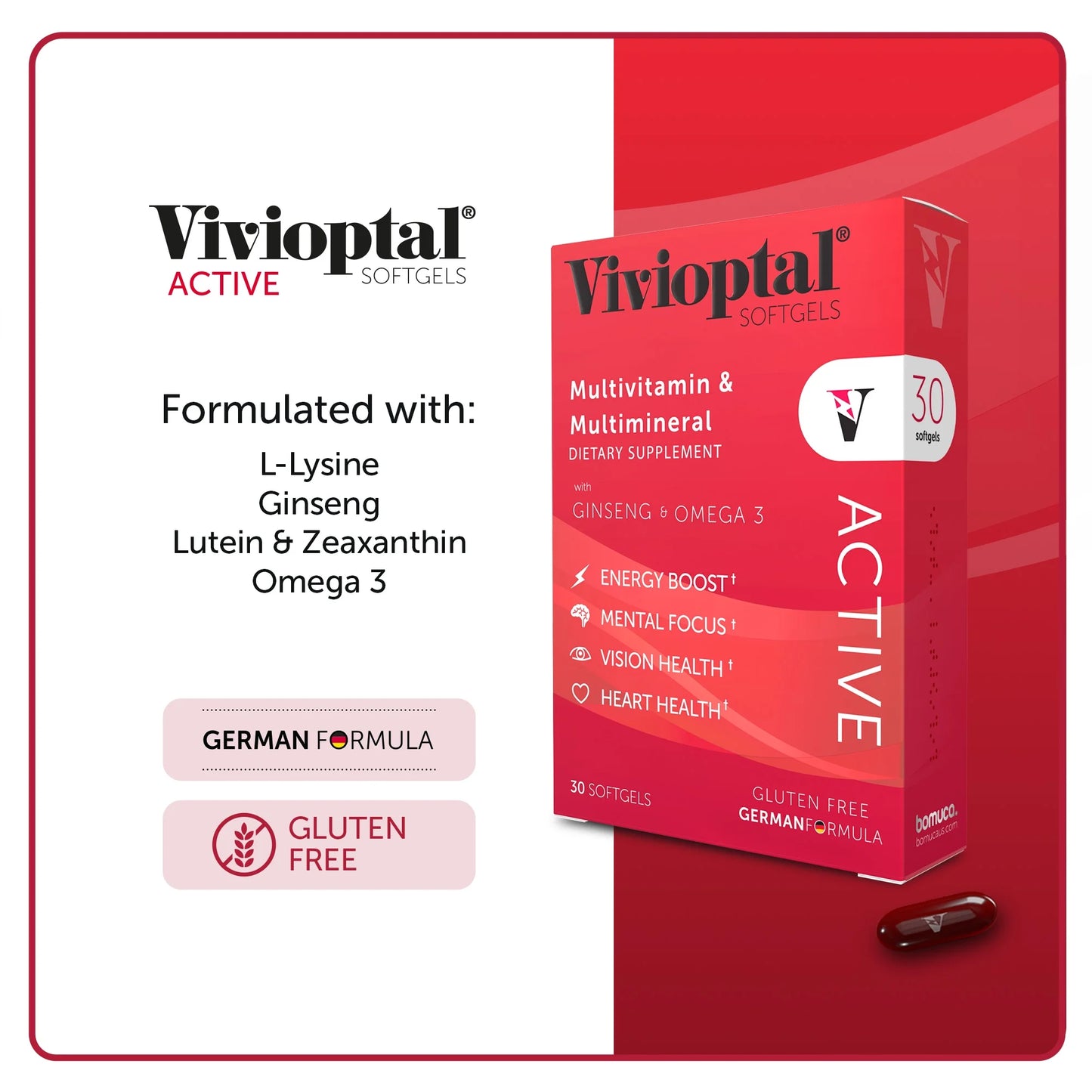 Vivioptal Active, 30 Ct