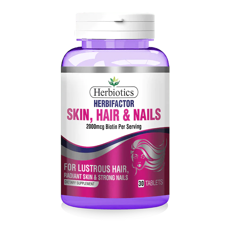Herbiotics Herbifactor Hair, Skin & Nails, 30 Ct