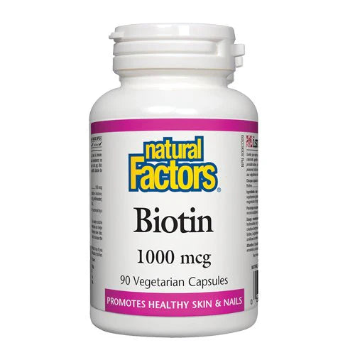 Natural Factors Biotin 1000 mcg, 90 Ct