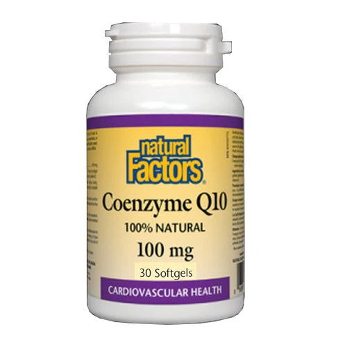 Natural Factors CoQ10 100mg, 30 Ct