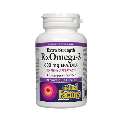 Natural Factors RxOmega-3 Fish Oil, 60 Ct