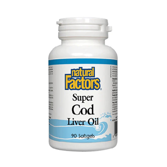 Natural Factors Super Cod Liver Oil, 90 Ct