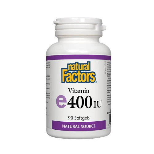 Natural Factors Vitamin E 400IU, 90 Ct