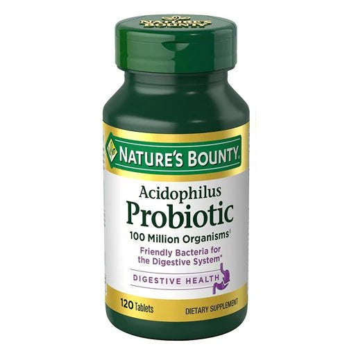 Nature's Bounty Acidophilus Probiotic 100 Million, 120 Ct