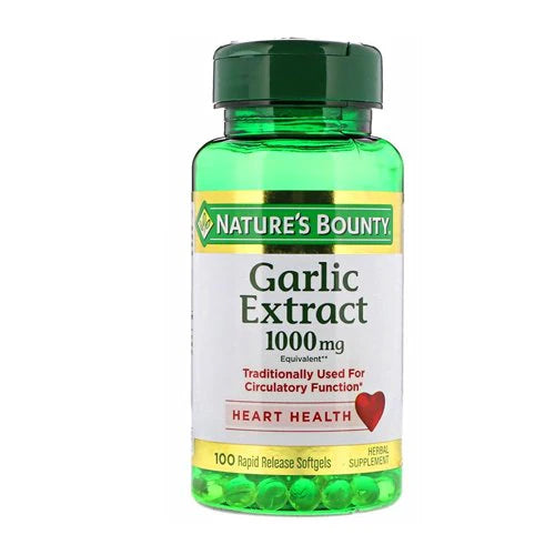 Natures Bounty Garlic 1000 Mg 100 Ct