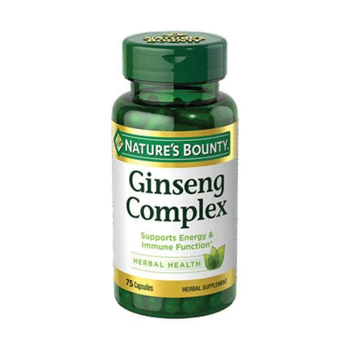 Nature's Bounty Ginseng Complex with Royal Jelly, 75 Ct