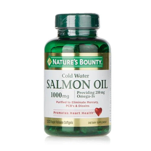 Nature's Bounty Salmon Oil 1000mg, 120 Ct