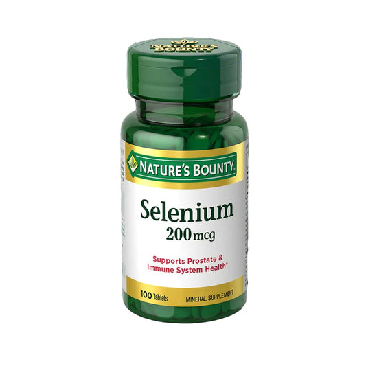 Nature's Bounty Selenium 200 mcg, 100 Tablets