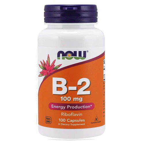 NOW Vitamin B-2 100mg, 100 Ct