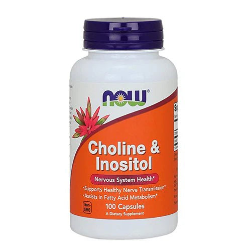 NOW Choline & Inositol, 100 Ct
