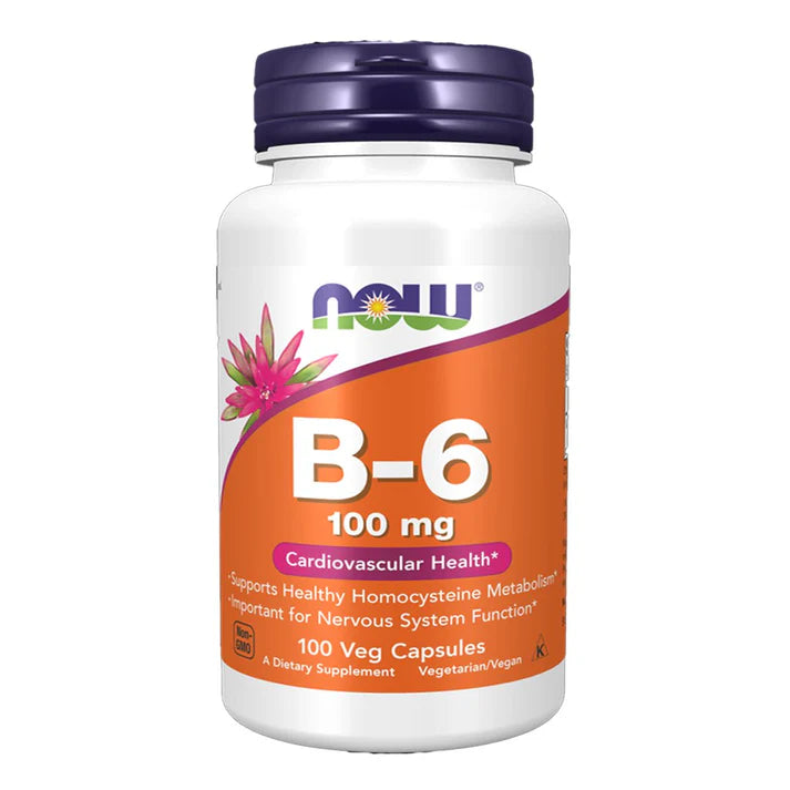 NOW Vitamin B-6 100mg, 100 Ct