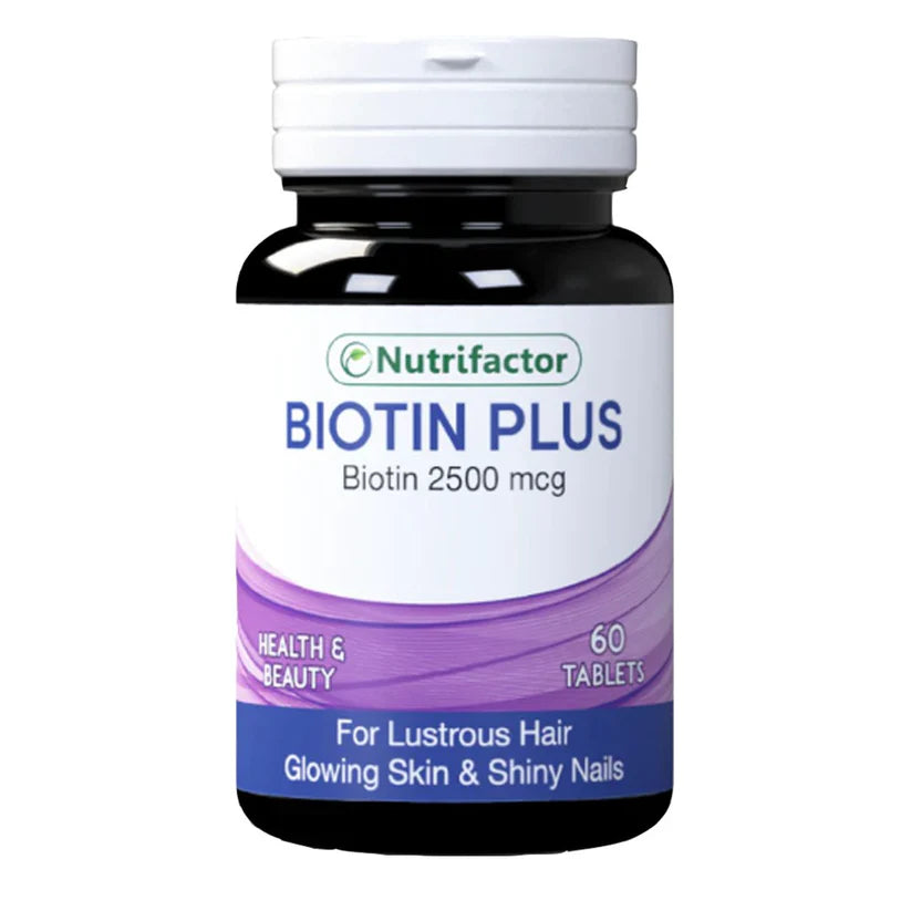 Nutrifactor Biotin Plus 2500 mcg, 60 Ct