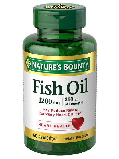 Nature's Bounty Fish Oil 1200mg 60 Ct