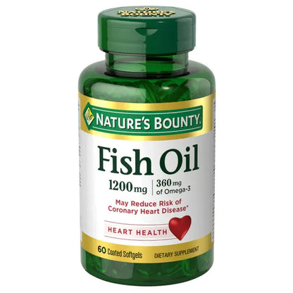 Nature's Bounty Fish Oil 1200mg 60 Ct
