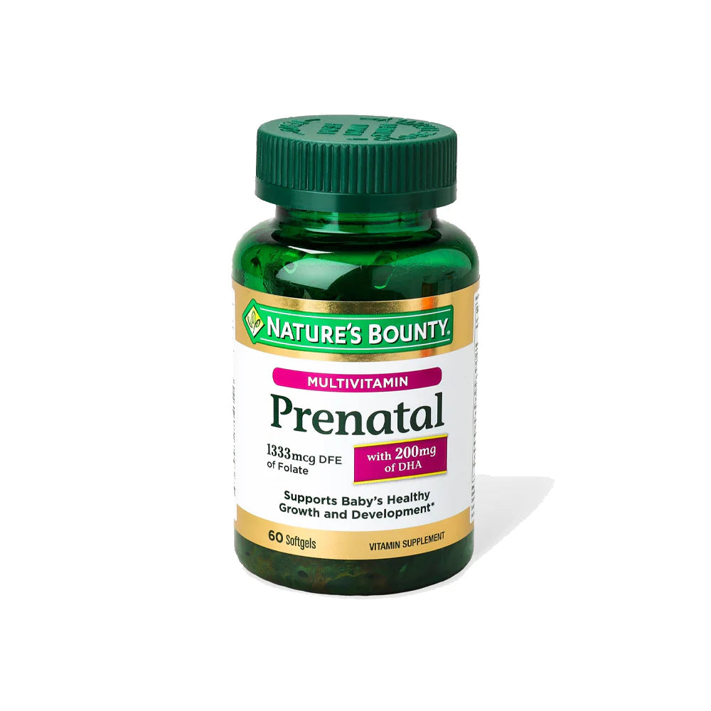 Nature's Bounty Prenatal Multivitamin Softgels 60 Ct.