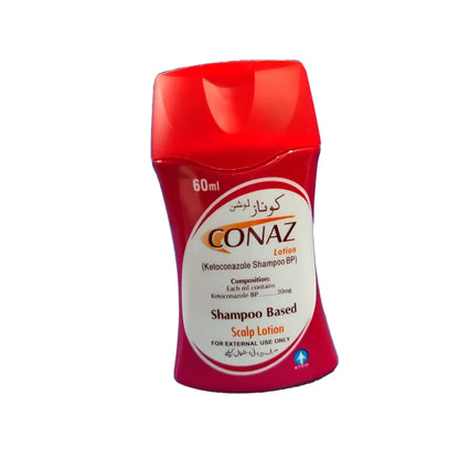 CONAZ Shampoo | Ketoconazole Shampoo for Dandruff & Itchy Scalp 60ml