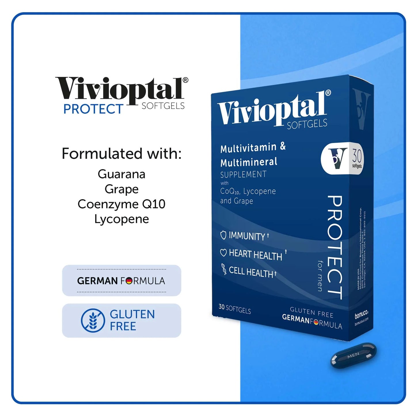 Vivioptal Protect for Men, 30 Ct