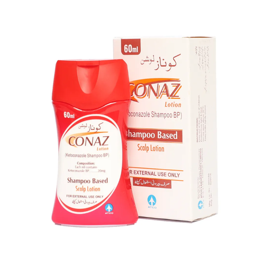 CONAZ Shampoo | Ketoconazole Shampoo for Dandruff & Itchy Scalp 60ml