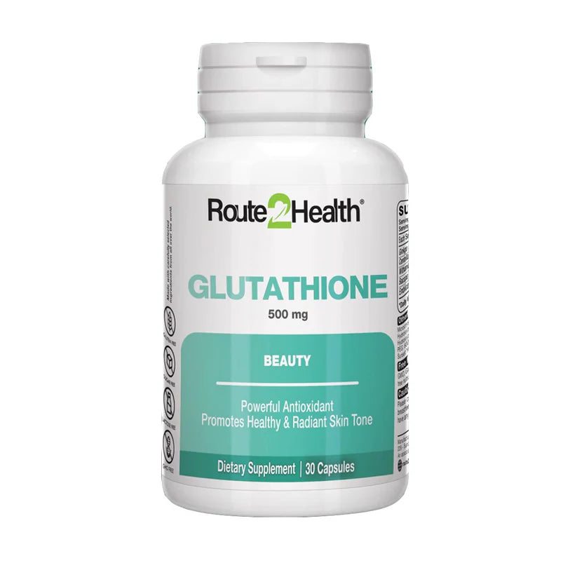 Route2Health Glutathione 500mg, 30 Ct