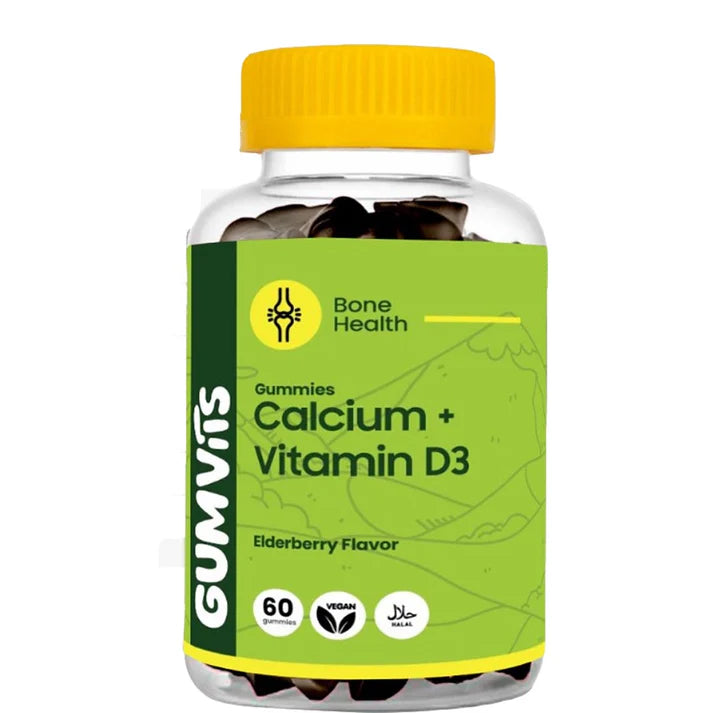 Gumvits Calcium & Vitamin D3 Gummies 60 Ct
