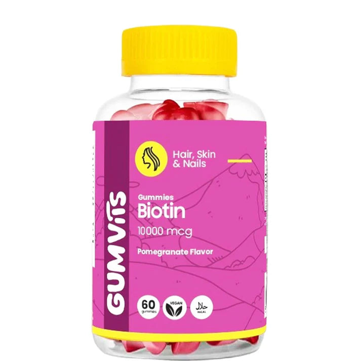 Gumvits Biotin 10000 Mcg Gummies 60 Ct