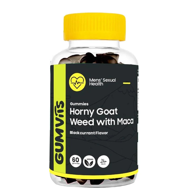 Gumvits Horny Goat Weed &amp; Maca Root Gummies 60 Ct