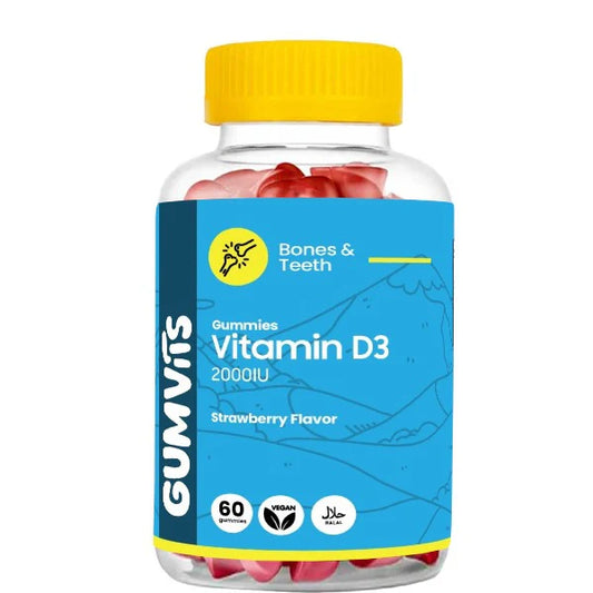 Gumvits Vitamin D3 2000IU Gummies 60 Ct