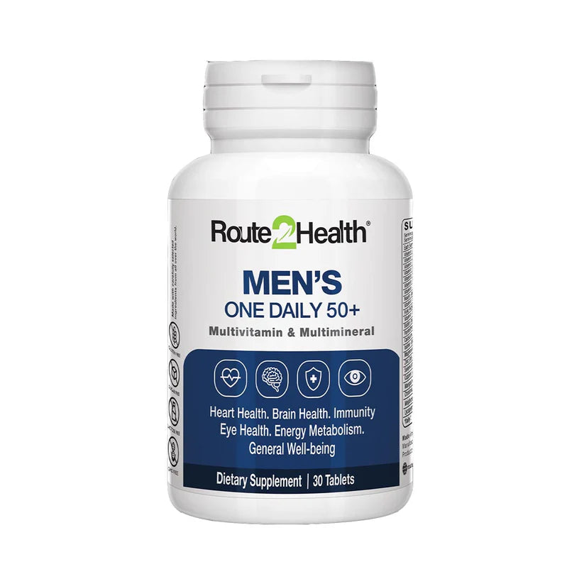 Route2Health Men's One Daily 50+ Multivitamin, 30 Ct