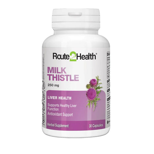 Route2Health Milk Thistle 250mg, 30 Ct