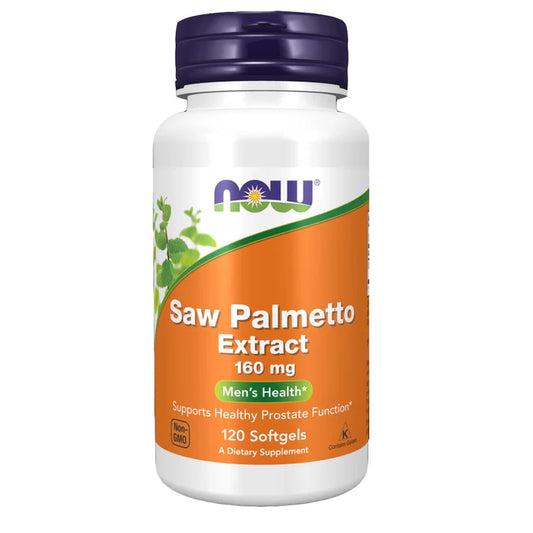 NOW Saw Palmetto Extract 160mg, 120 Ct