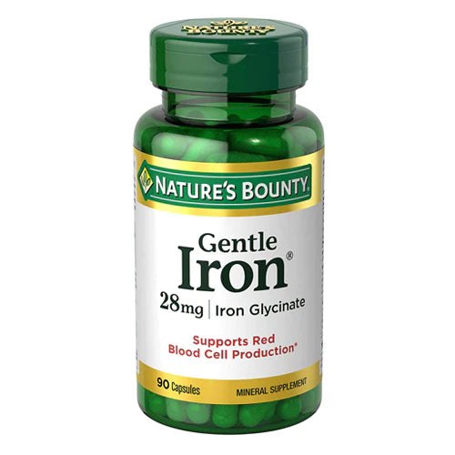 Nature's Bounty Gentle Iron 28mg, 90 Ct