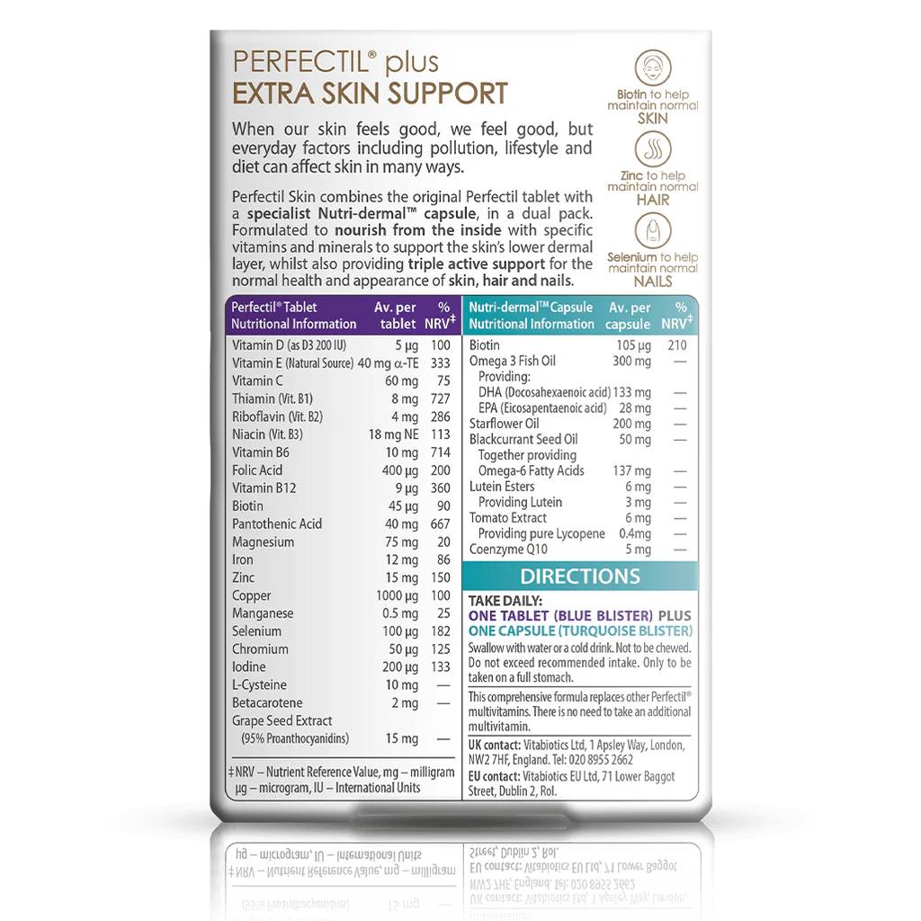 Vitabiotics Perfectil Skin 56 Tablets/Capsules