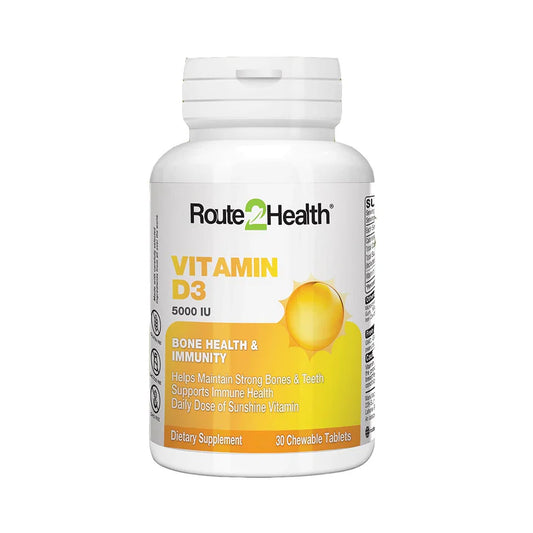 Route2Health Vitamin D3 5000 IU, 30 Ct