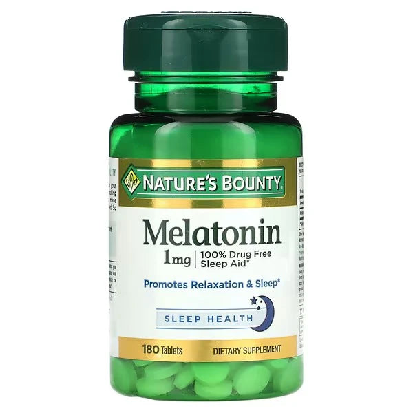 Nature's Bounty Melatonin 1mg 180 Tablets
