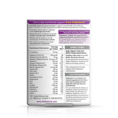 Vitabiotics Diabetone Original - 30 tablets
