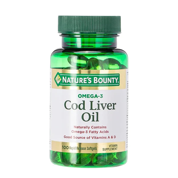 Nature's Bounty Cod Liver Oil 100 Ct