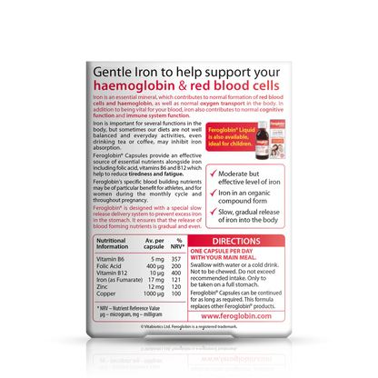 Vitabiotics Feroglobin - 30 Capsules