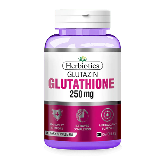 Herbiotics Glutazin (Glutathione) 250mg, 30 Ct