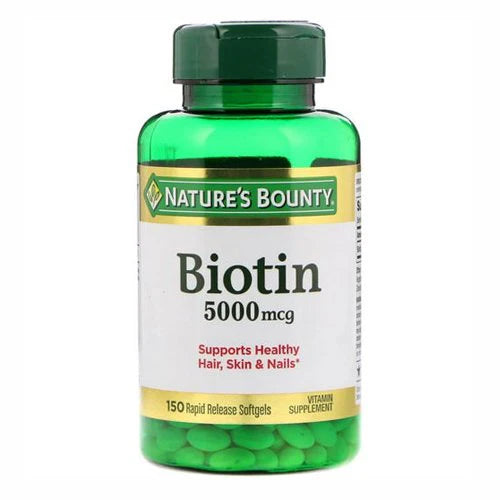 Nature's Bounty Biotin 5000 mcg, 150 Ct
