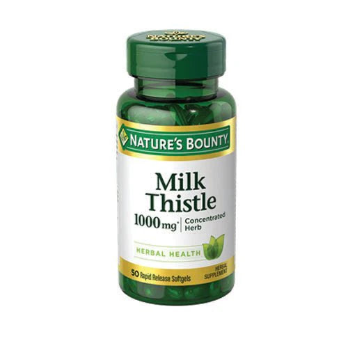 Nature's Bounty Milk Thistle Extract 1000 Mg 50 Ct